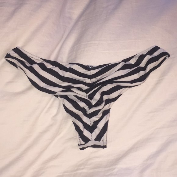 Striped Bikini Bottoms - Picture 2 of 3